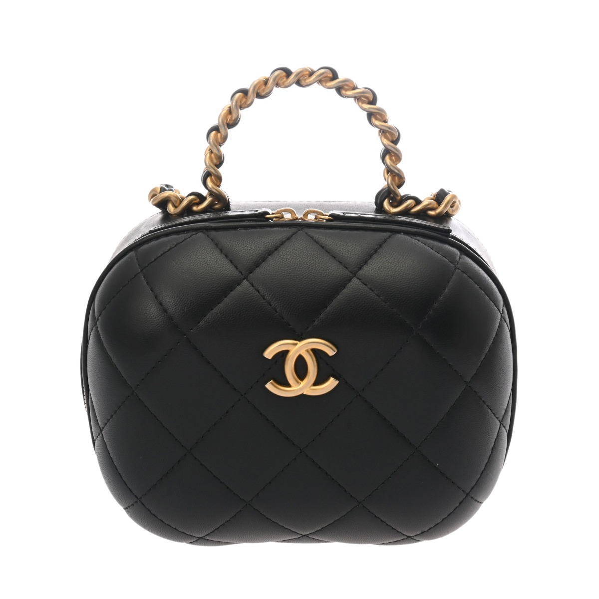 シャネル マトラッセ スモール ヴァニティケース ブラック