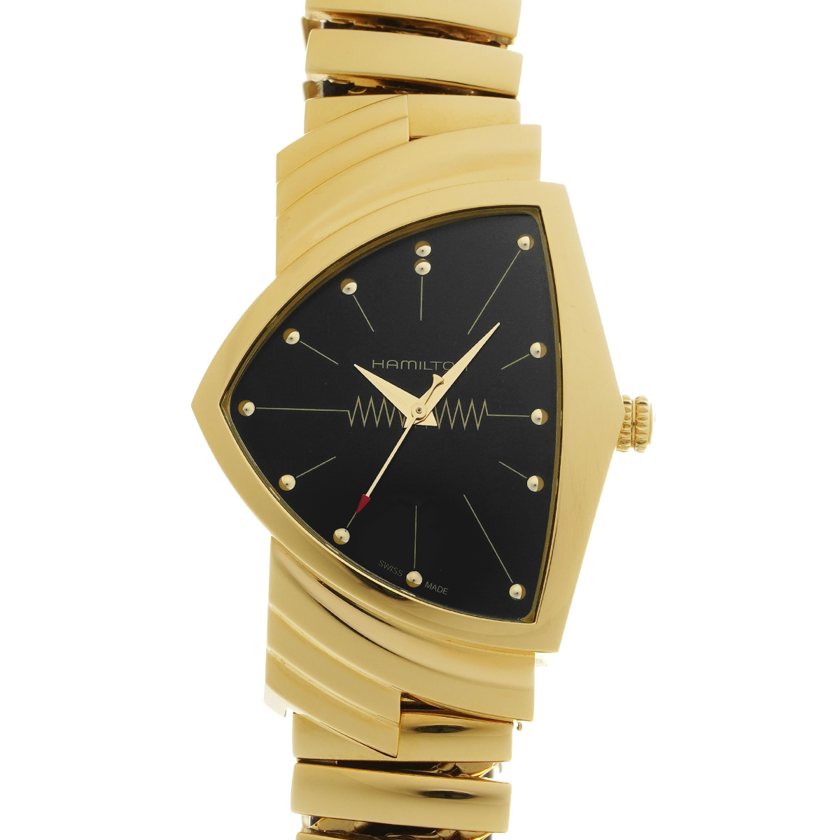 ハミルトン ベンチュラ 黒文字盤 レディース【中古】 ハミルトン ベンチュラ 黒文字盤 レディース【中古】 2025年最新