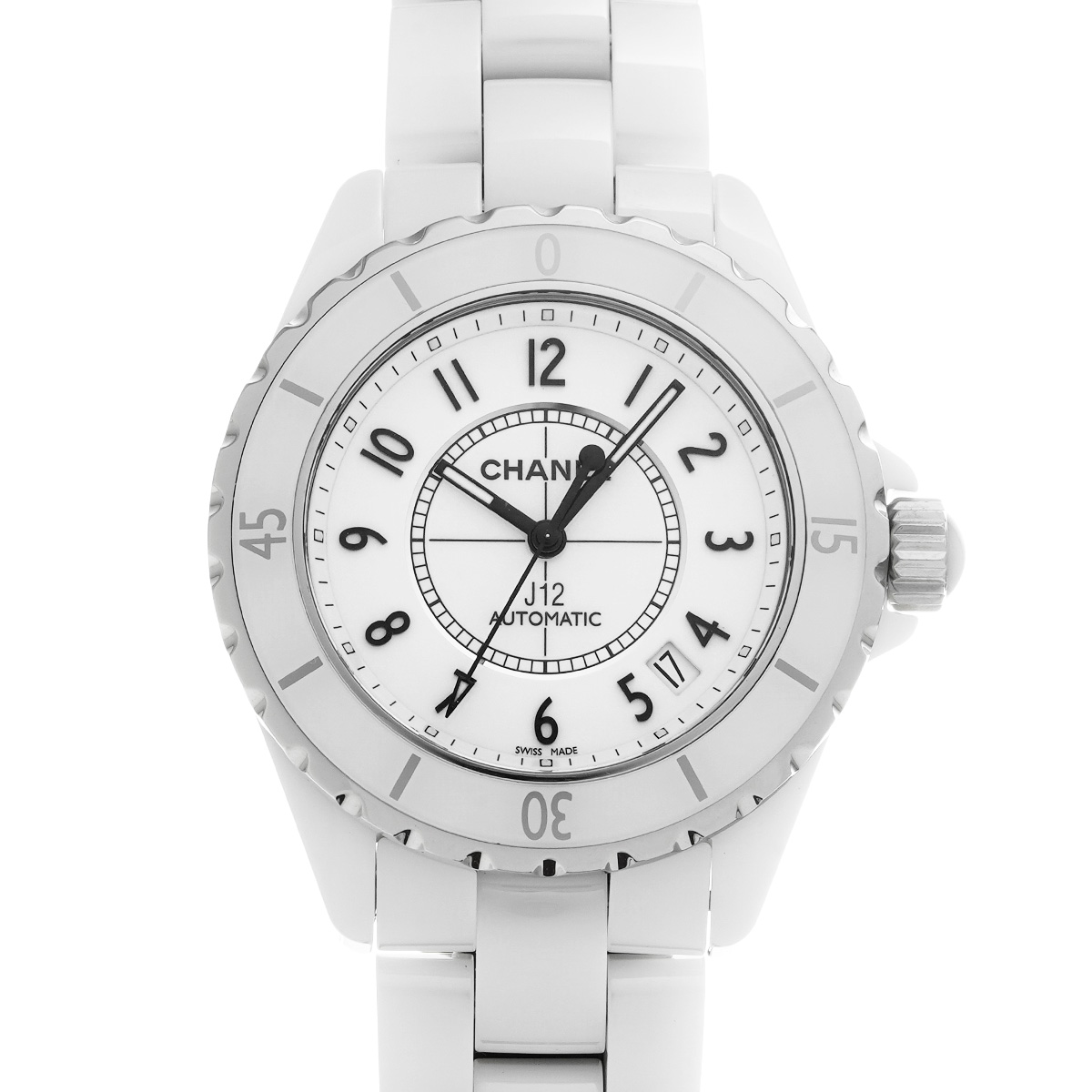 シャネル J12 38MM H0970 ホワイト メンズ 時計 【中古】【wristwatch】