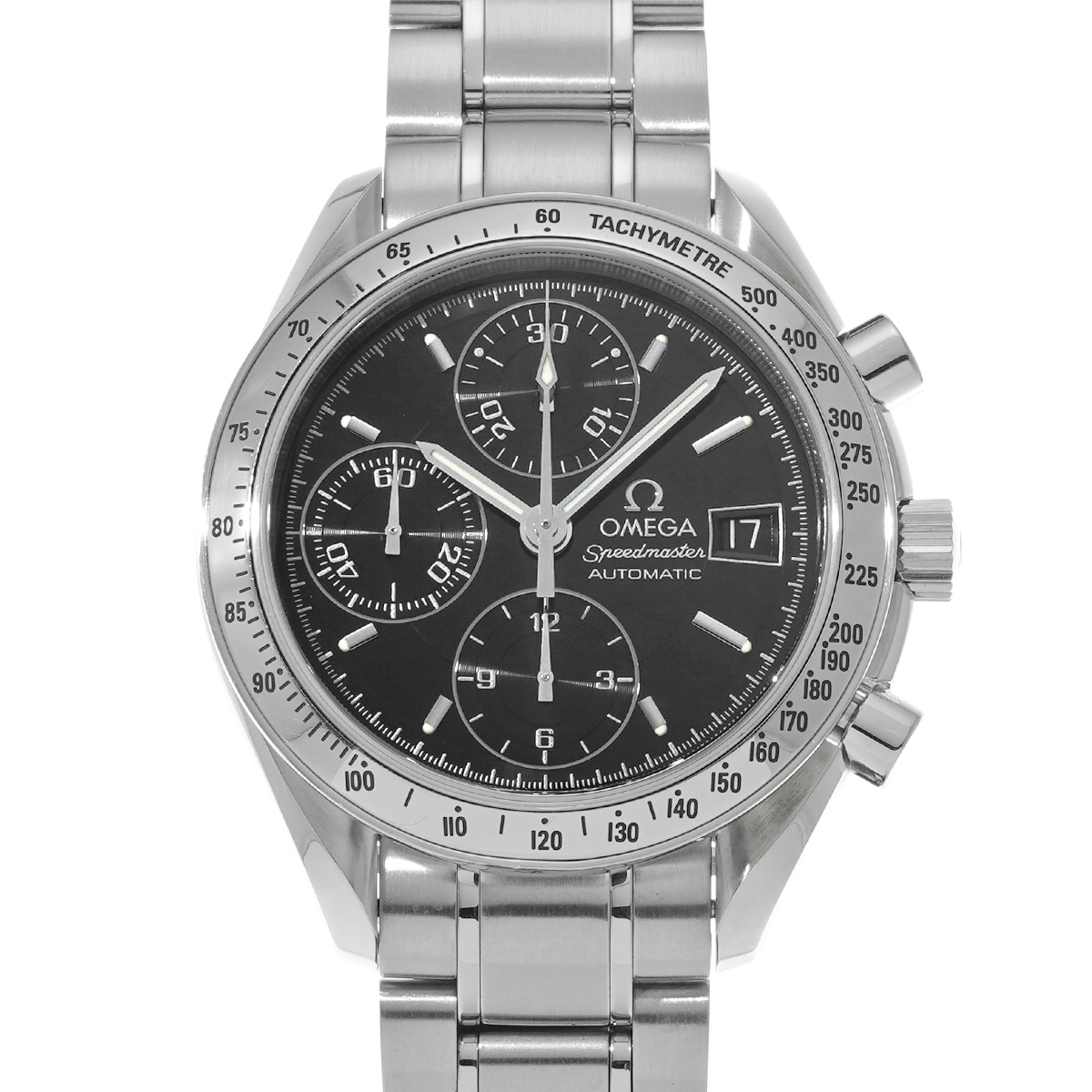 オメガ スピードマスター デイト 3513.50 ブラック メンズ 時計 【中古】【wristwatch】