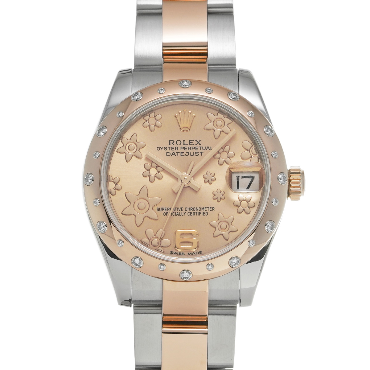 デイトジャスト 178341 [6アラビア オイスターブレスレット ピンク