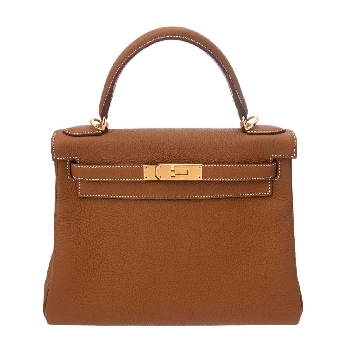 エルメス ケリー 28 内縫い 2WAY ゴールド トゴ レディース バッグ