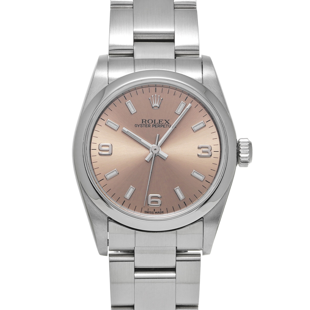 ロレックス オイスターパーペチュアル 77080 ピンク ユニセックス 時計 【中古】【wristwatch】