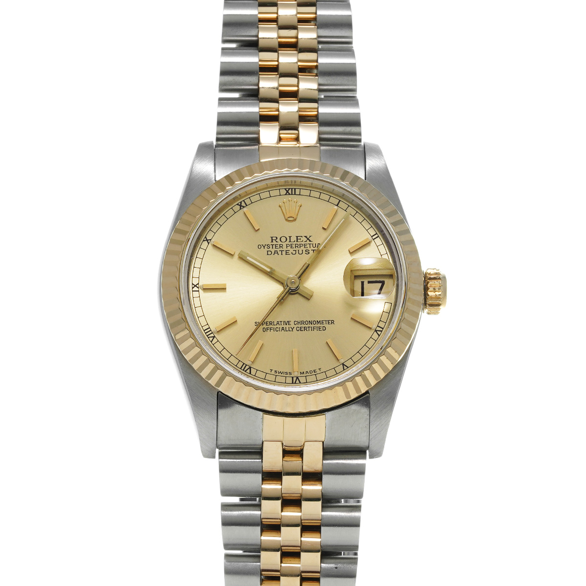 ロレックス デイトジャスト 68273 シャンパン ユニセックス 時計 【中古】【wristwatch】