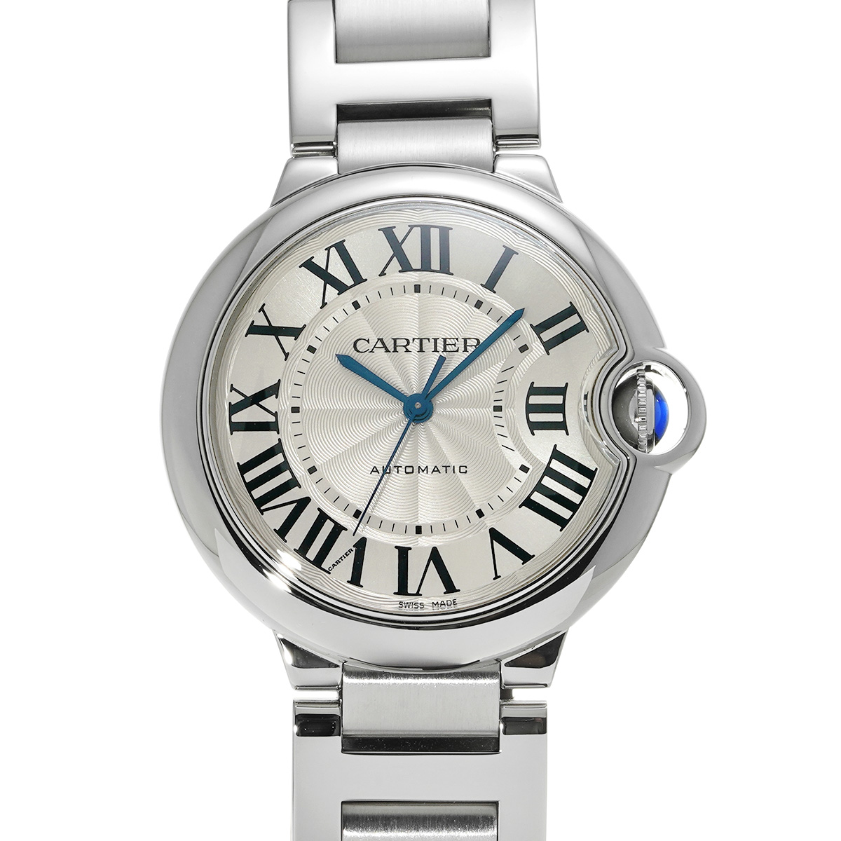 カルティエ バロンブルー ドゥ カルティエ 36mm W6920046 シルバー ユニセックス 時計 【中古】【wristwatch】