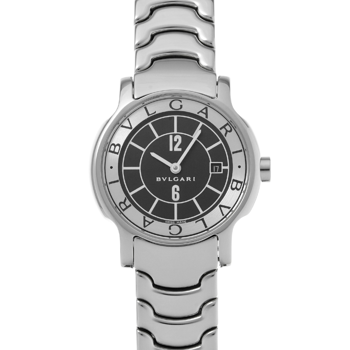 ブルガリ ソロテンポ ST29S ブラック ユニセックス 時計 【中古  