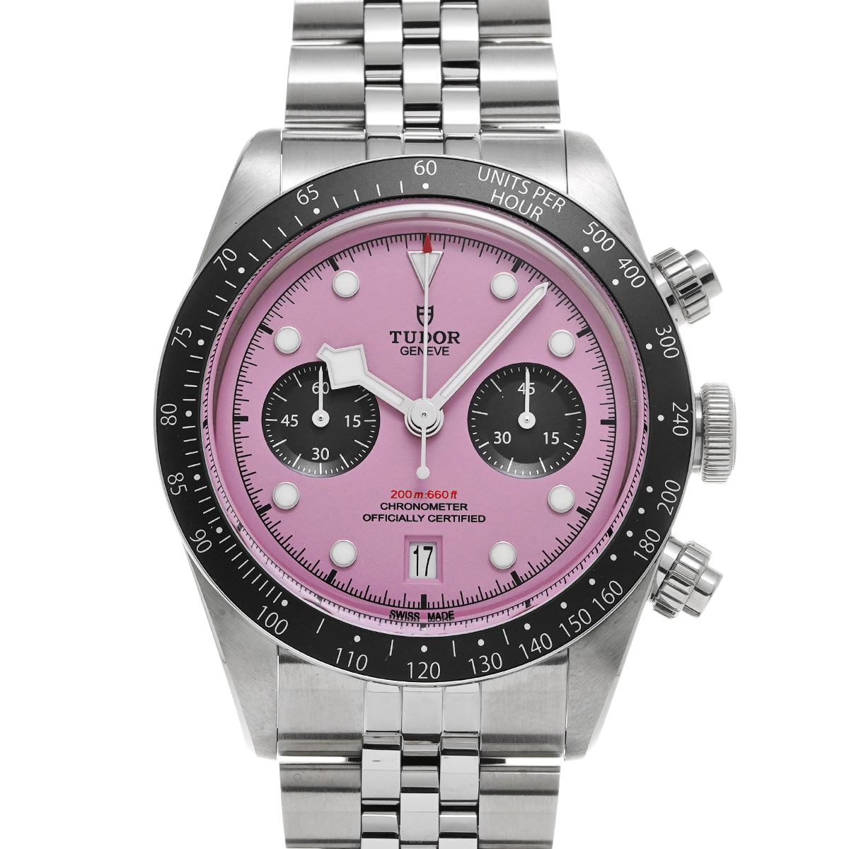 チューダー / チュードル ブラックベイ クロノ 79360N ピンク