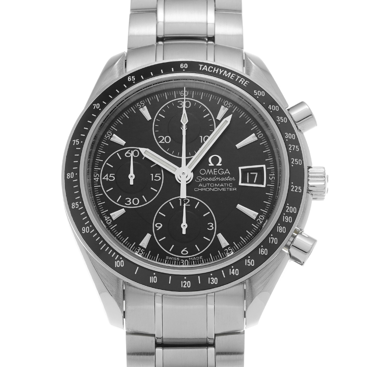 オメガ スピードマスター デイト 3210.50 ブラック メンズ 時計 【中古】【wristwatch】