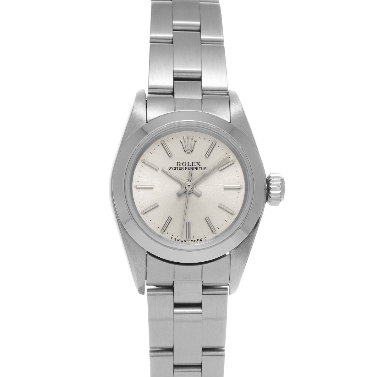 ロレックス オイスターパーペチュアル 67180 シルバー レディース 時計 【中古】【wristwatch】