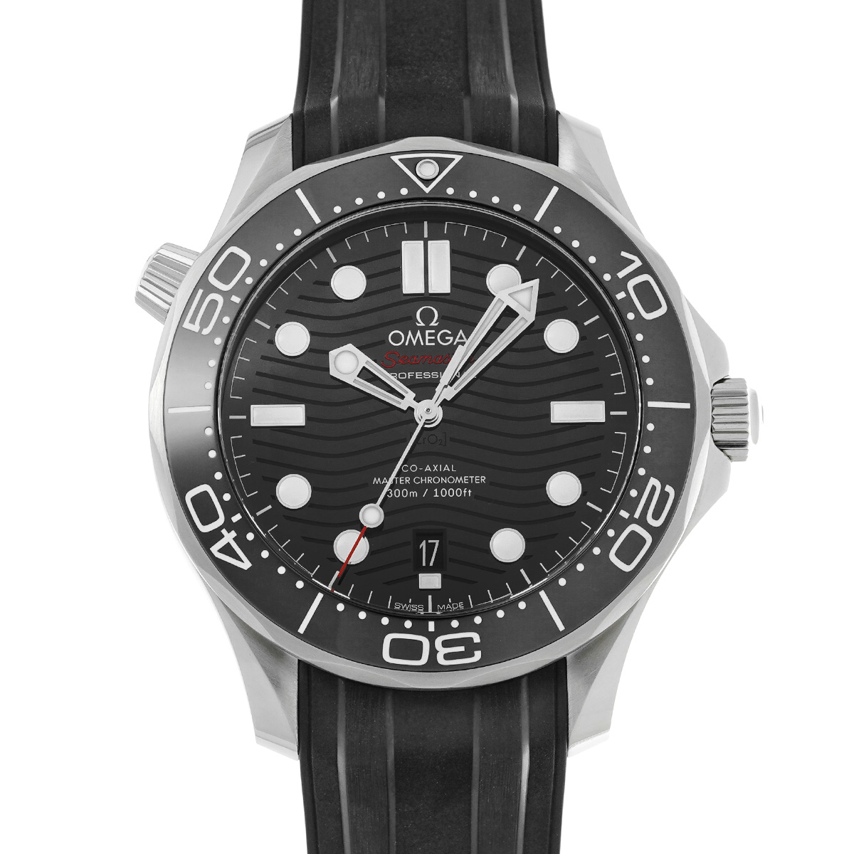 オメガ シーマスター ダイバー300 コーアクシャル マスタークロノメーター 210.32.42.20.01.001 ブラック メンズ 時計 【中古】【wristwatch】