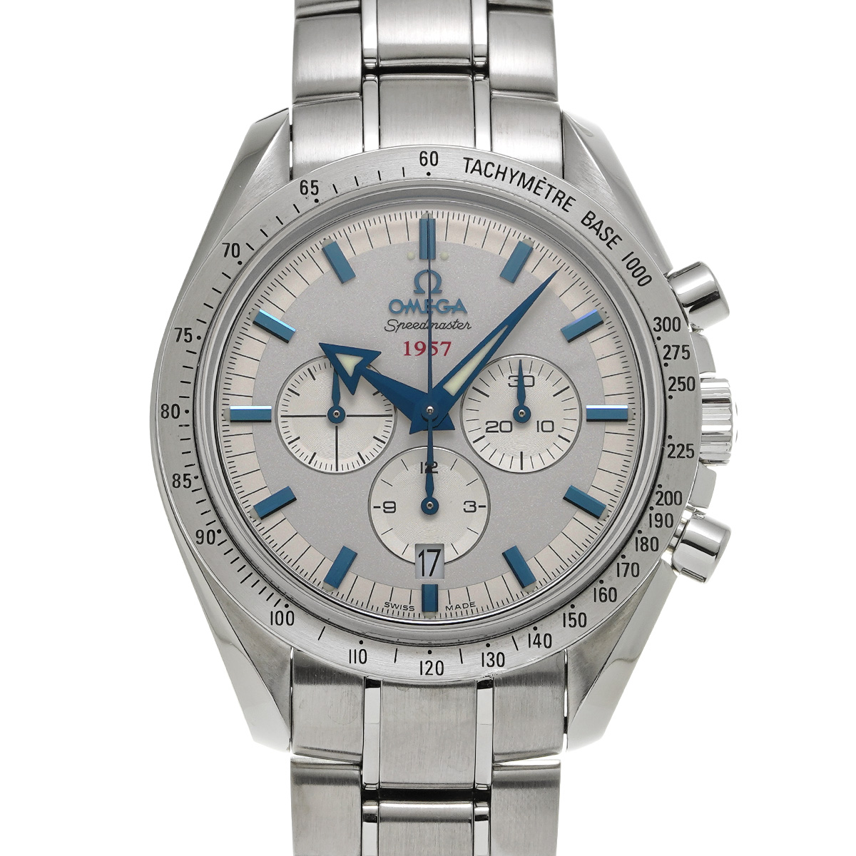 オメガ スピードマスター ブロードアロー 1957 コーアクシャル 321.10.42.50.02.001 シルバー メンズ 時計 【中古】【wristwatch】