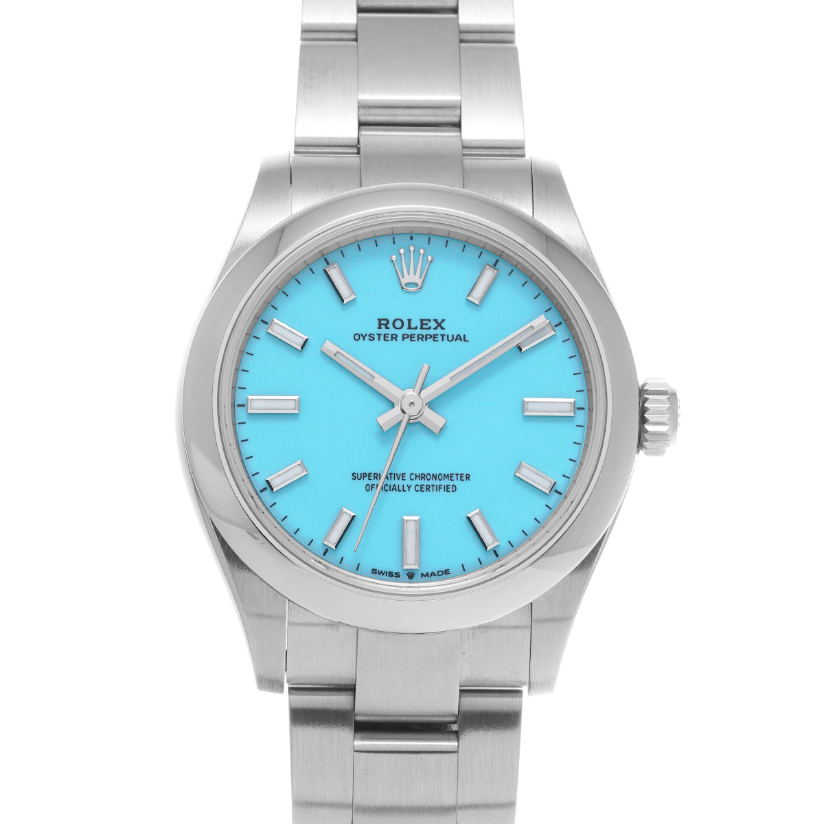 ロレックス オイスターパーペチュアル 31 277200 ターコイズブルー ユニセックス 時計 【中古】【wristwatch】