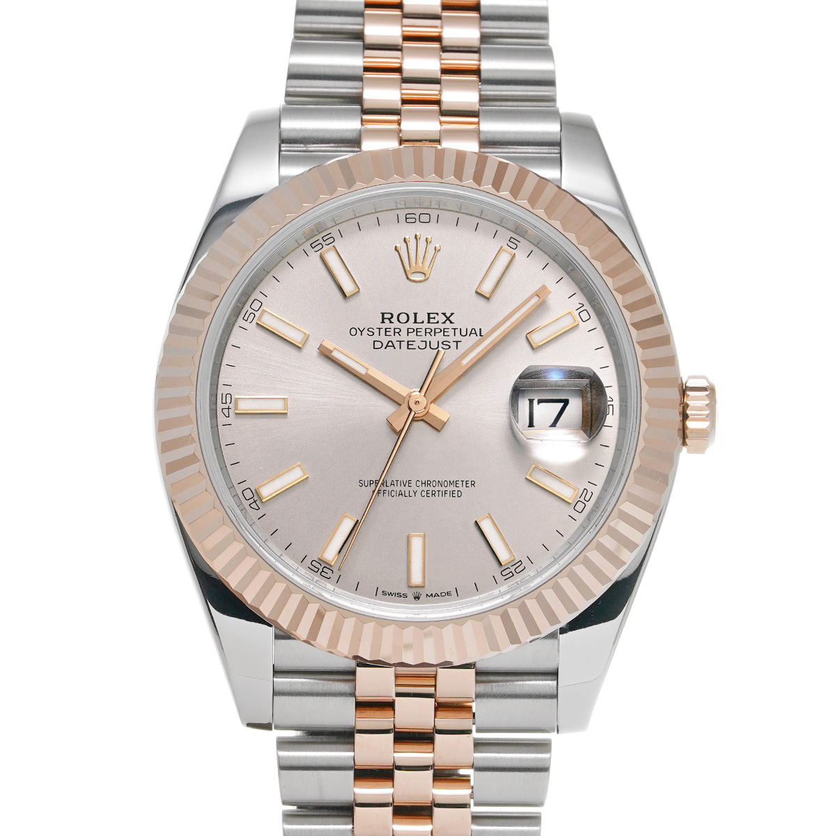 ロレックス デイトジャスト 41 126331 サンダスト メンズ 時計 【中古】【wristwatch】