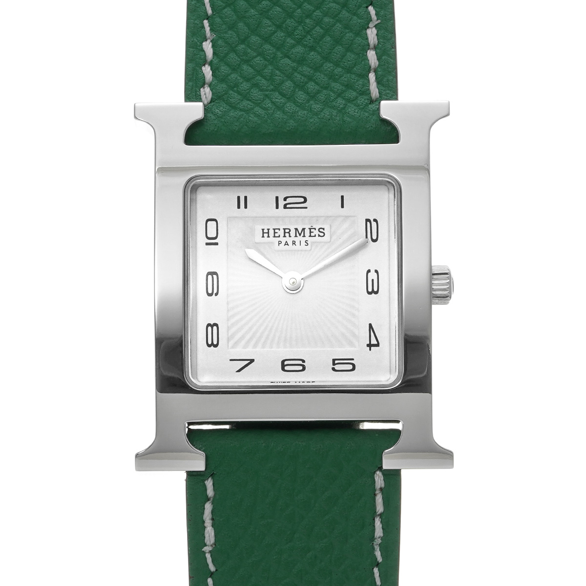 Hウォッチ HH1.510 エルメス HERMES レディース エルメス Hウォッチ HH1.510 ホワイト ユニセックス 時計 【中古
