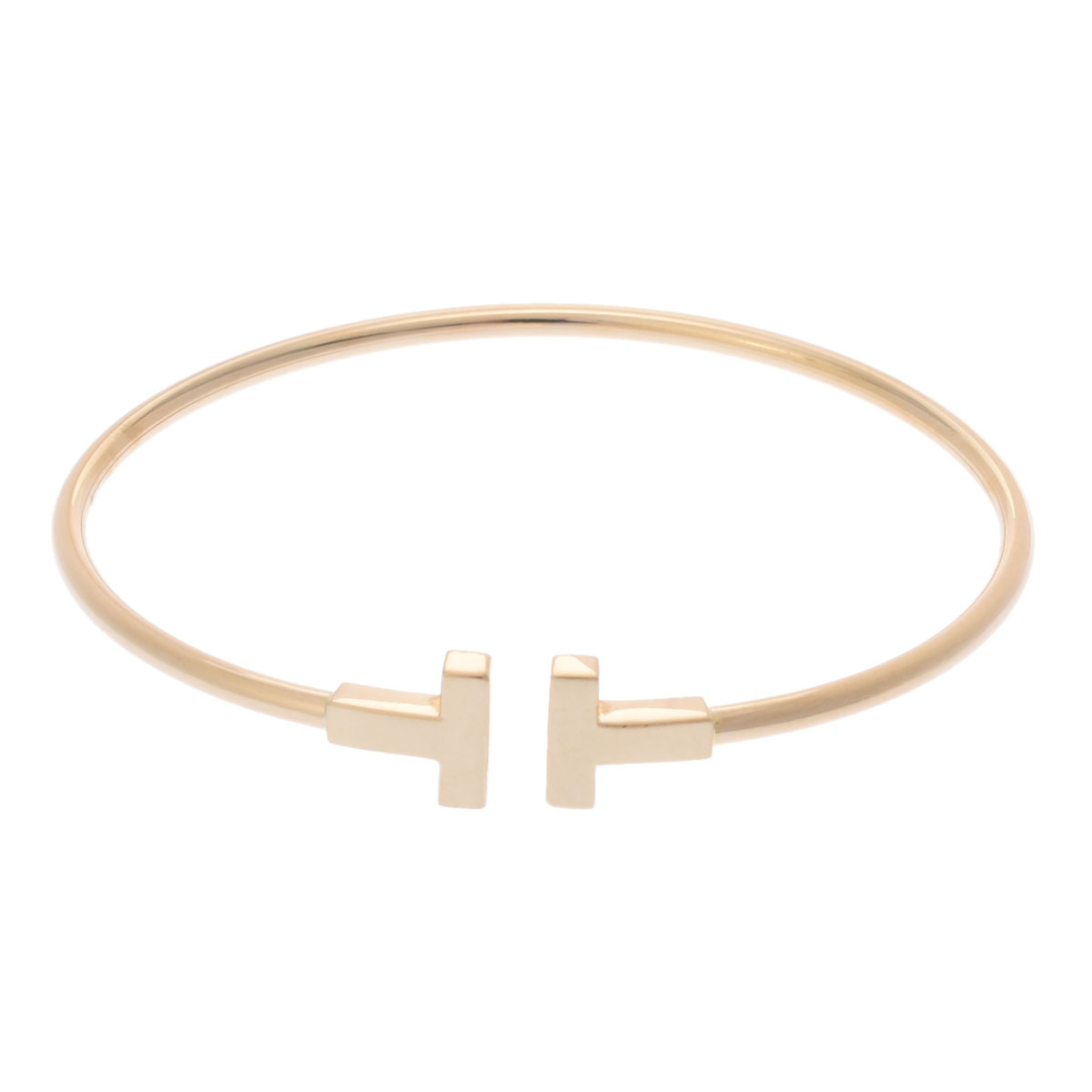 Tiffany & Co.ティファニーTワイヤー ブレスレット ゴールド ティファニー T ダイヤモンド ワイヤー ブレスレット イエロー