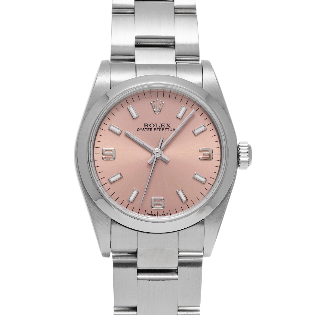ロレックス オイスターパーペチュアル 77080 ピンク ユニセックス 時計 【中古】【wristwatch】