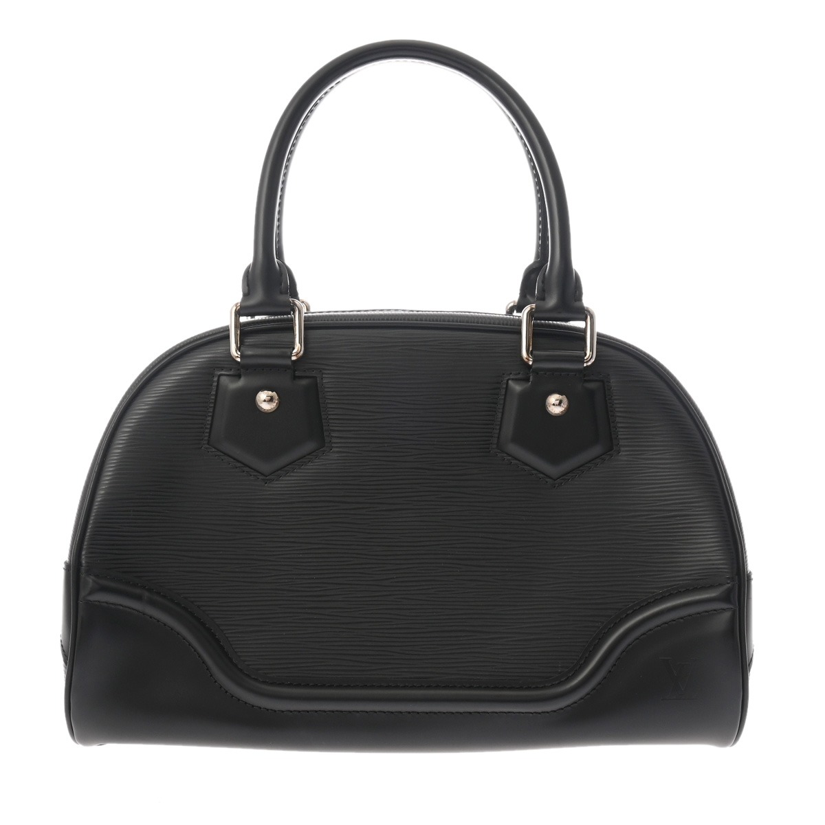 美品　ルイヴィトン　ヴォルテール　エピ　ノワール　ハンドバッグ　真贋済 ルイ ヴィトン エピ ノワール M59322 エピレザー レディース バッグ