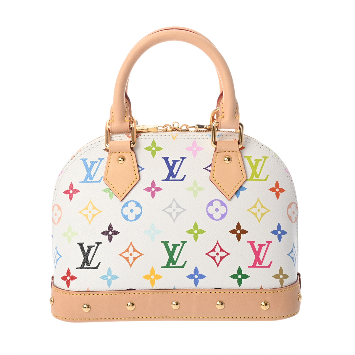 ルイ ヴィトン モノグラムマルチカラー アルマ BB ホワイト M13078