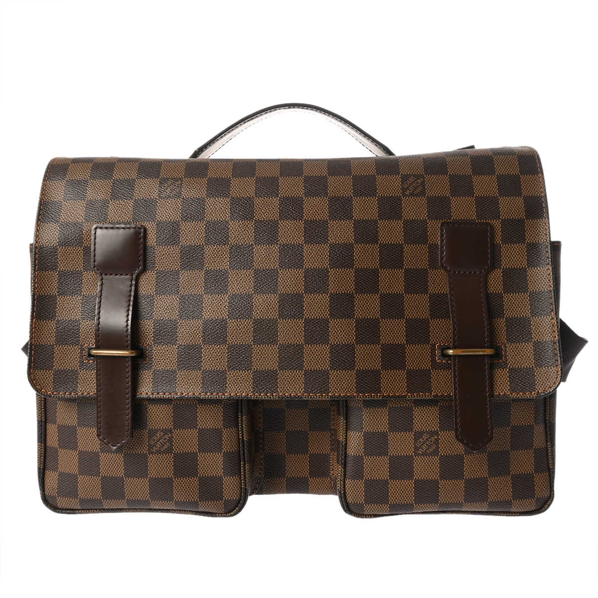 ルイヴィトン　ダミエ　ブロードウェイ　ショルダーバッグ　肩掛け　N42270 ルイ ヴィトン ダミエ ブロードウェイ ブラウン N42270 ダミエ