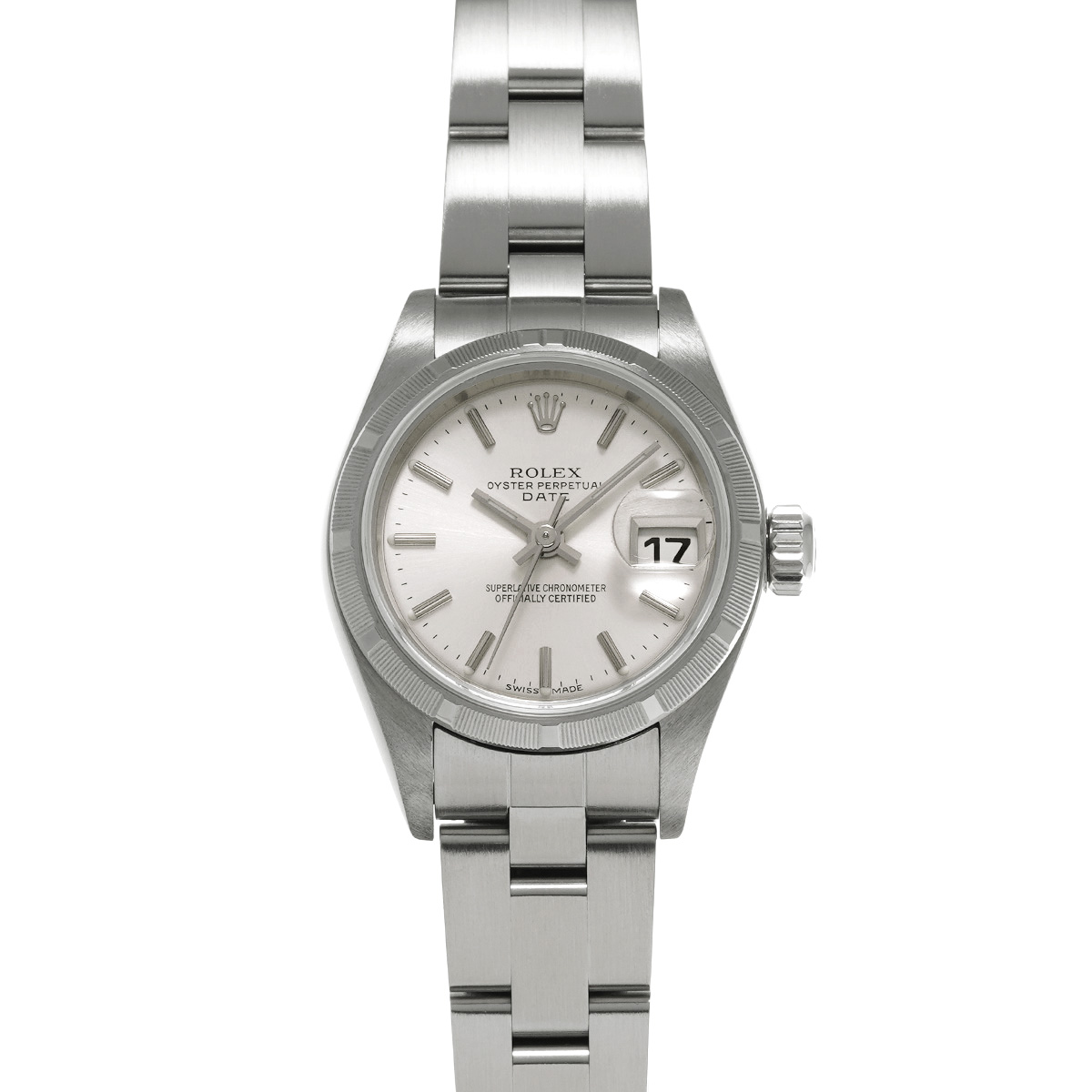 ロレックス オイスターパーペチュアル デイト 79190 シルバー レディース 時計 【中古】【wristwatch】