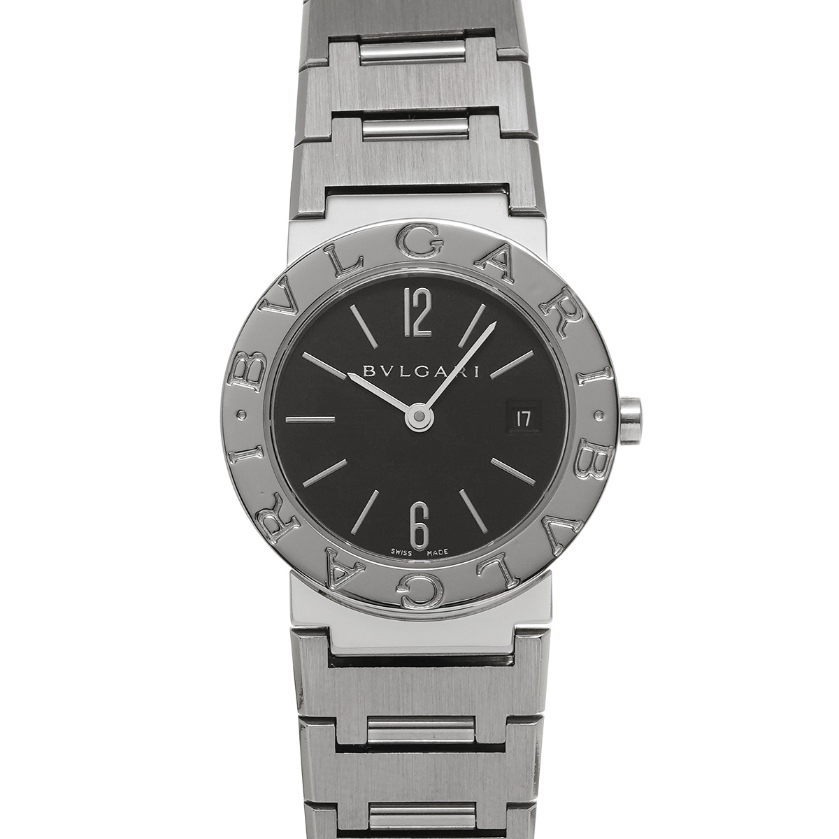 ブルガリ ブルガリブルガリ BB26SS ブラック レディース 時計 【中古