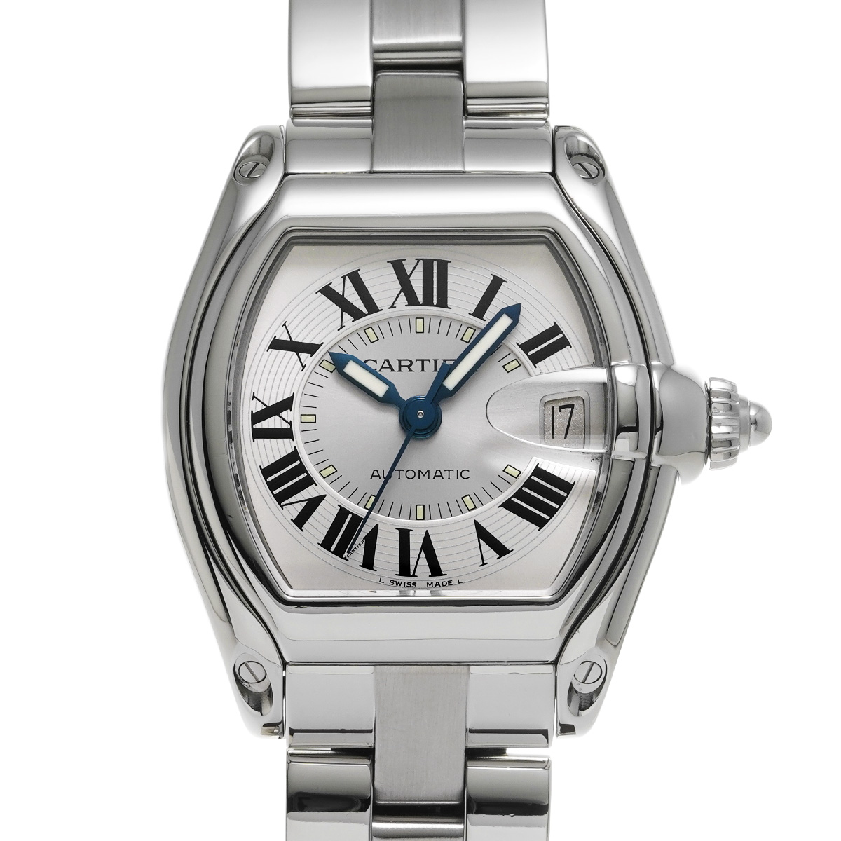 カルティエ ロードスター LM W62000V3 シルバー レディース 時計