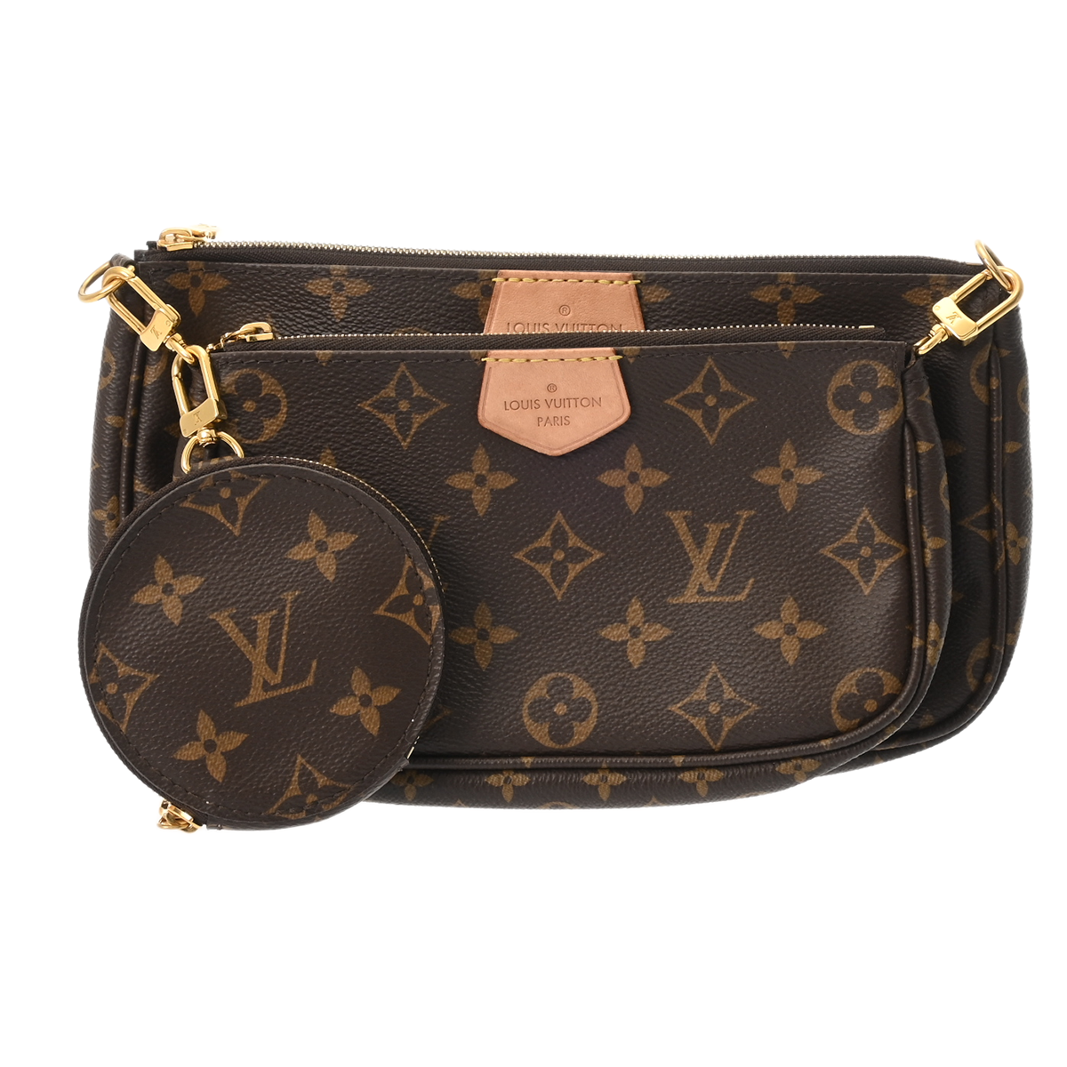 ルイ ヴィトン モノグラム ミュルティ ポシェット アクセソワール ローズクレ―ル M44840 モノグラムキャンバス ユニセックス バッグ 【中古】【bag】