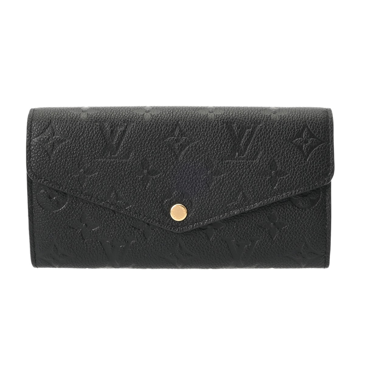 ルイ ヴィトン モノグラムアンプラント ポルトフォイユ サラ ノワール M82257 レザー ユニセックス 財布 【中古】【purse】