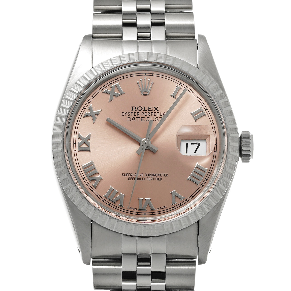 ロレックス デイトジャスト 16030 ピンク メンズ 時計 【中古】【wristwatch】