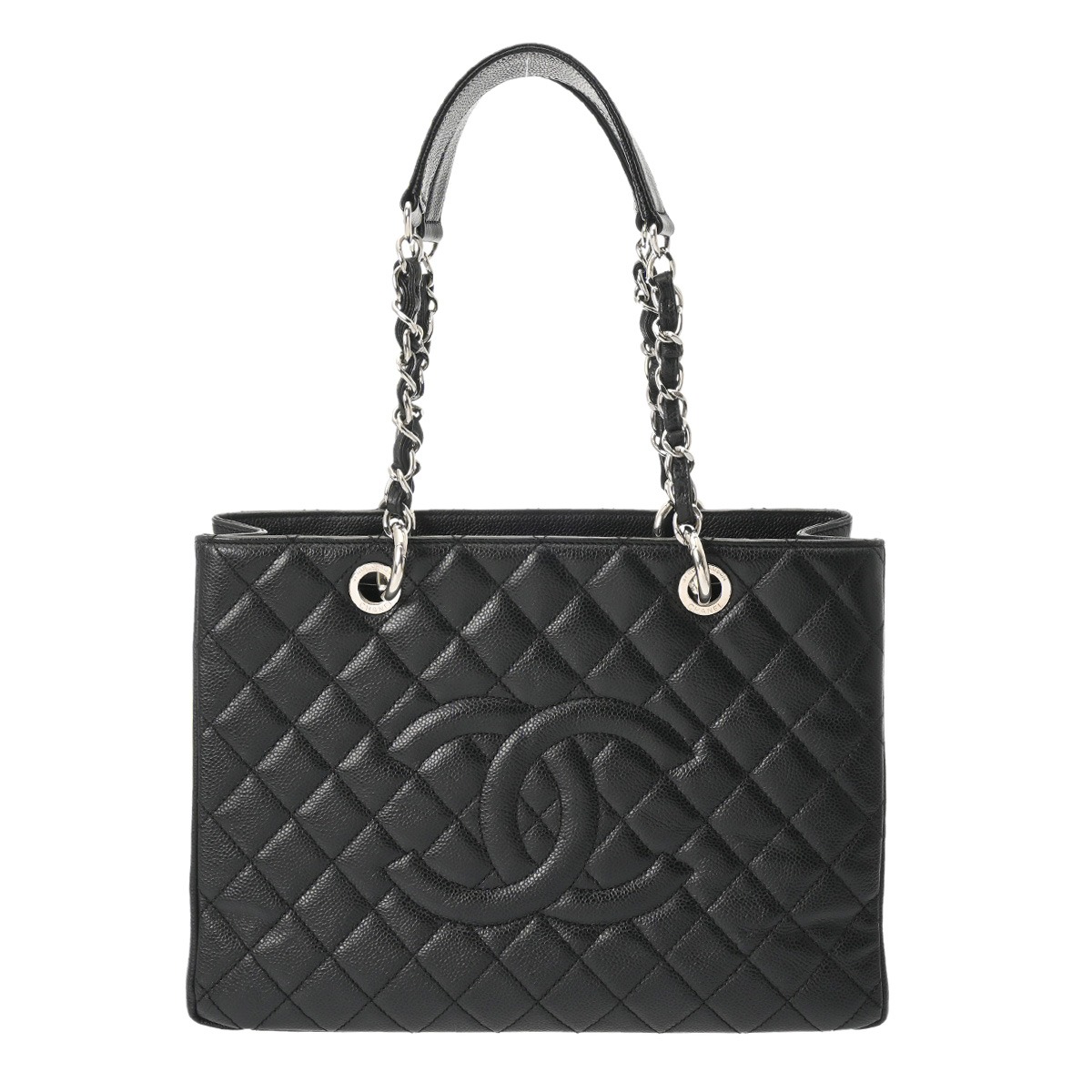 CHANEL マトラッセ　アンブレラ シャネル マトラッセ GST ブラック A50995 キャビアスキン レディース