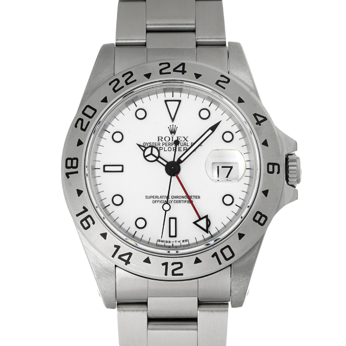 ロレックス エクスプローラーII 16570 ホワイト メンズ 時計 【中古】【wristwatch】