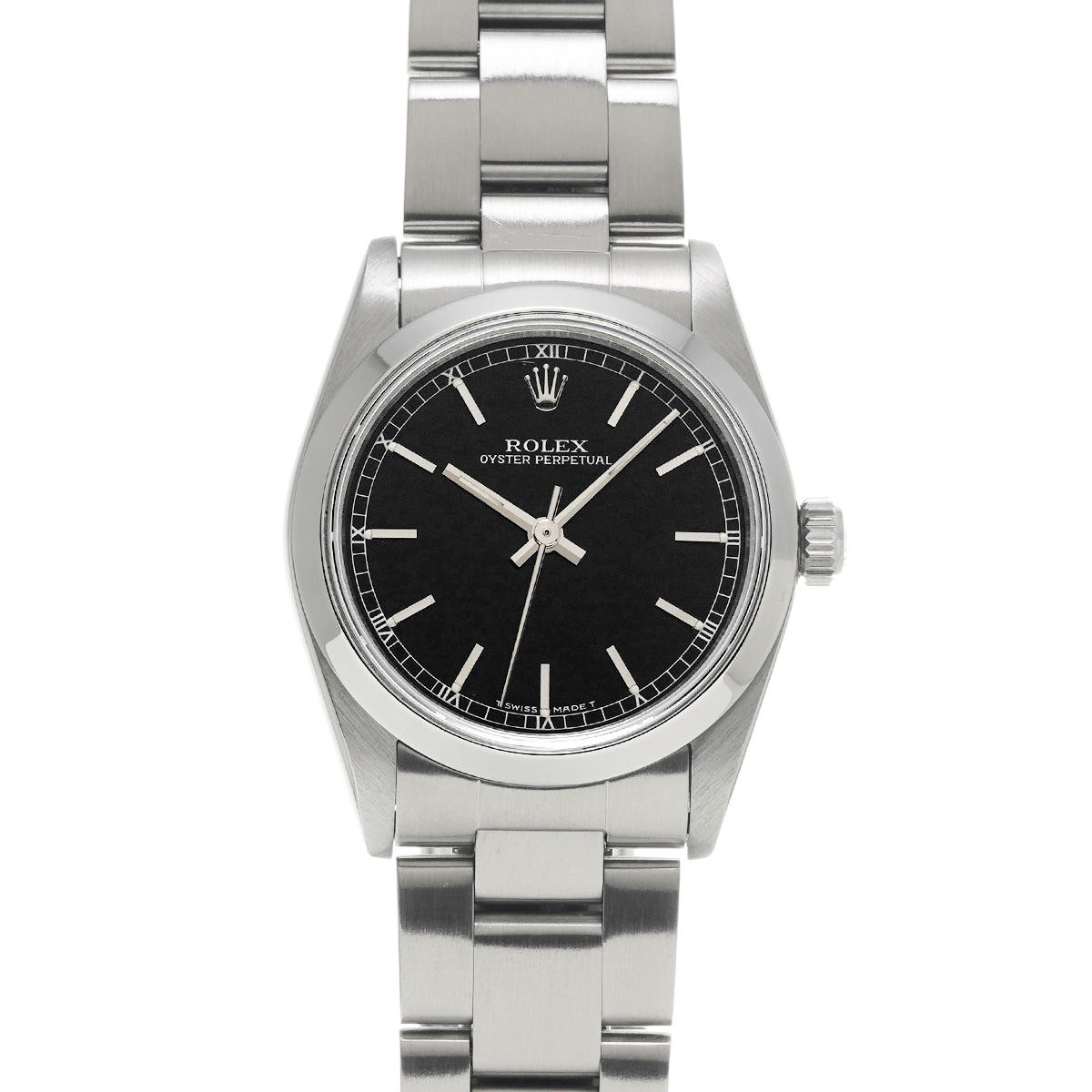 ロレックス オイスターパーペチュアル 67480 ブラック ユニセックス 時計 【中古】【wristwatch】