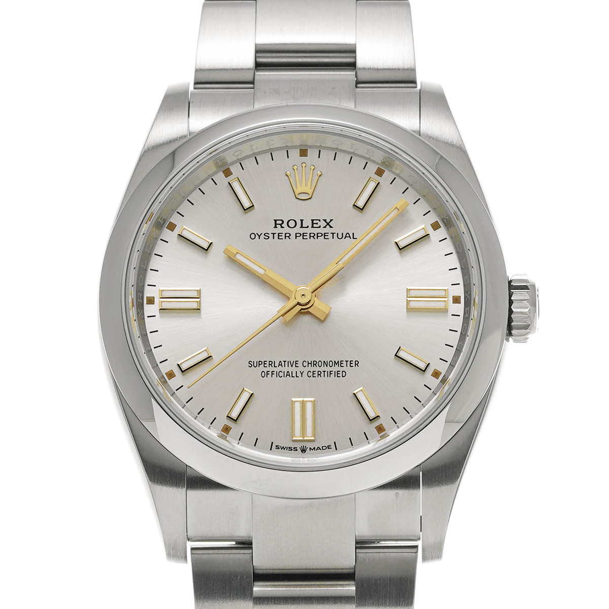 ロレックス オイスターパーペチュアル 36 126000 シルバー メンズ 時計 【中古】【wristwatch】