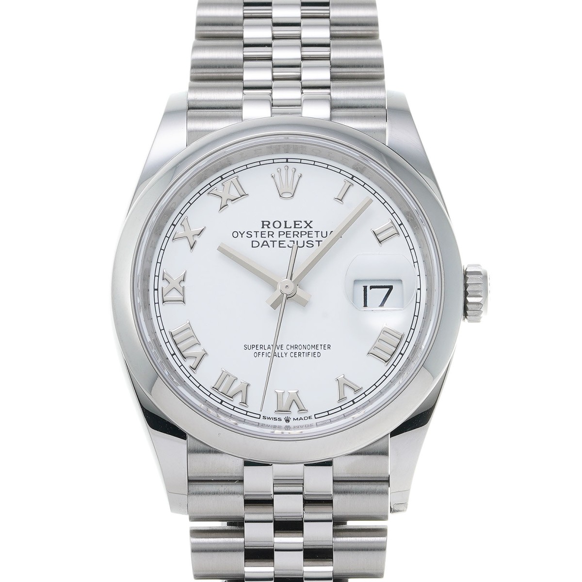 ロレックス デイトジャスト 36 126200 ホワイト メンズ 時計 【新品】【wristwatch】
