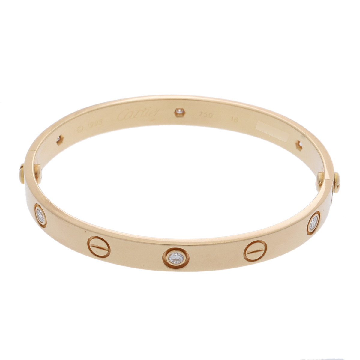 Cartier カルティエ ラブブレスレット K18 750 イエローゴールド カルティエ ラブブレスレット #16 6PD ゴールド K18イエローゴールド