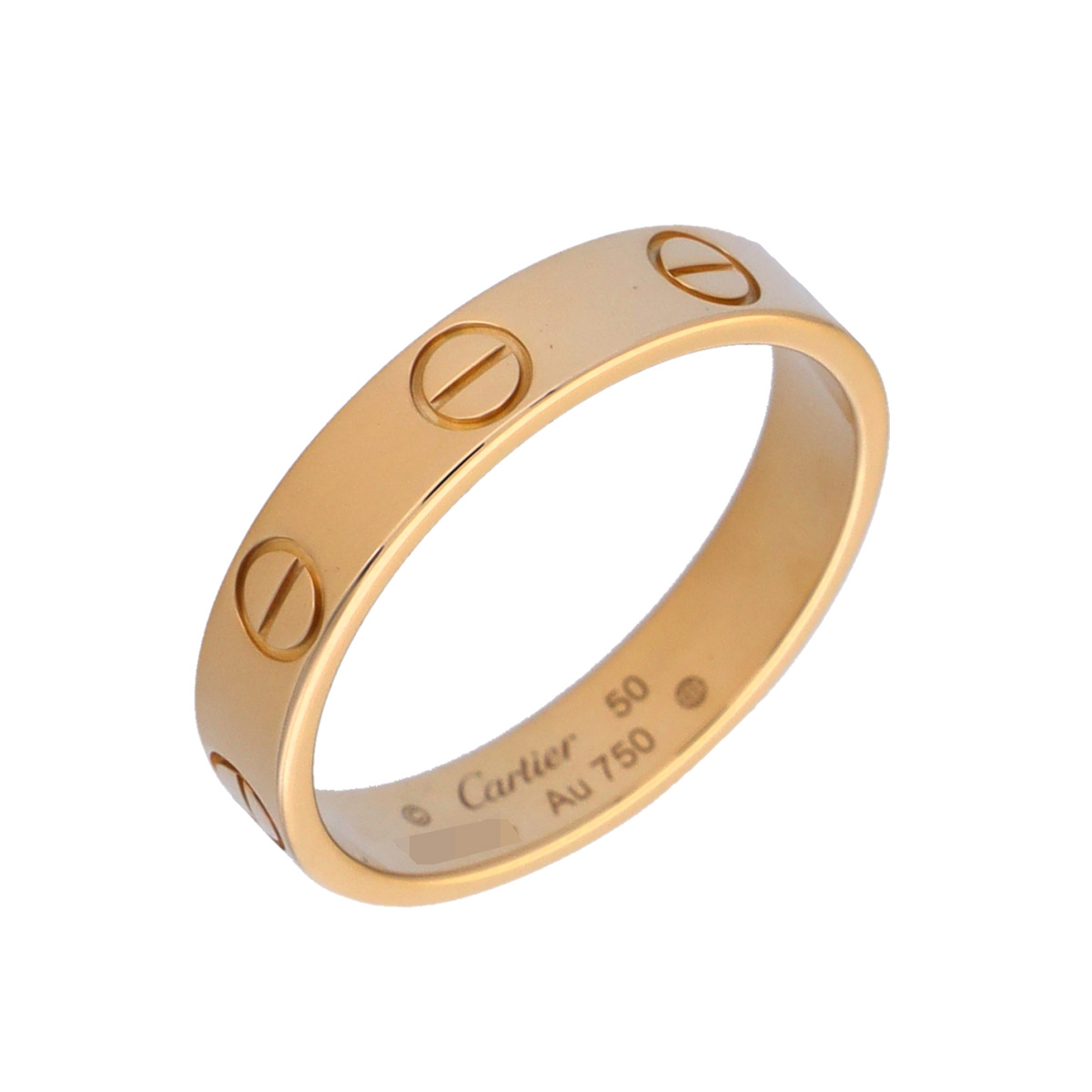 Cartier ミニラブリング イエローゴールド　50 カルティエ ミニラブ リング #50 ゴールド K18イエローゴールド YG