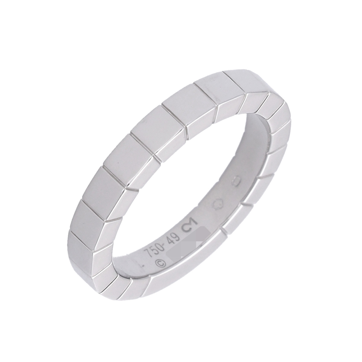 Cartier ラニエール リング　49サイズ 専用ケース付き カルティエ ラニエールリング #49 シルバー K18ホワイトゴールド WG