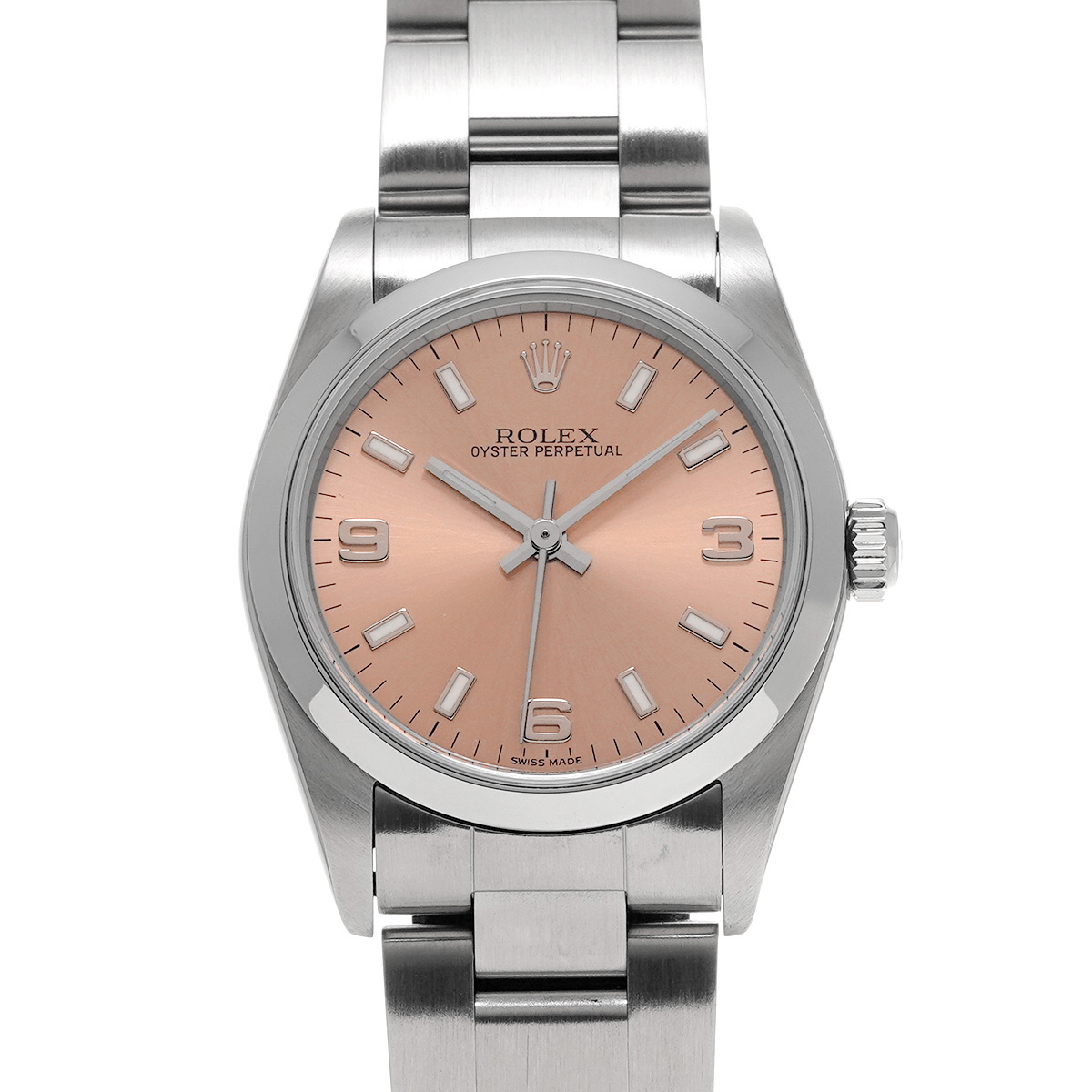 ロレックス オイスターパーペチュアル 77080 ピンク ユニセックス 時計 【中古】【wristwatch】