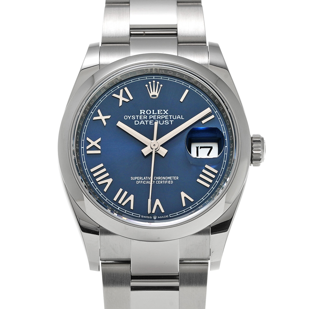 ロレックス デイトジャスト 36 126200 ブライトブルー メンズ 時計 【新品】【wristwatch】