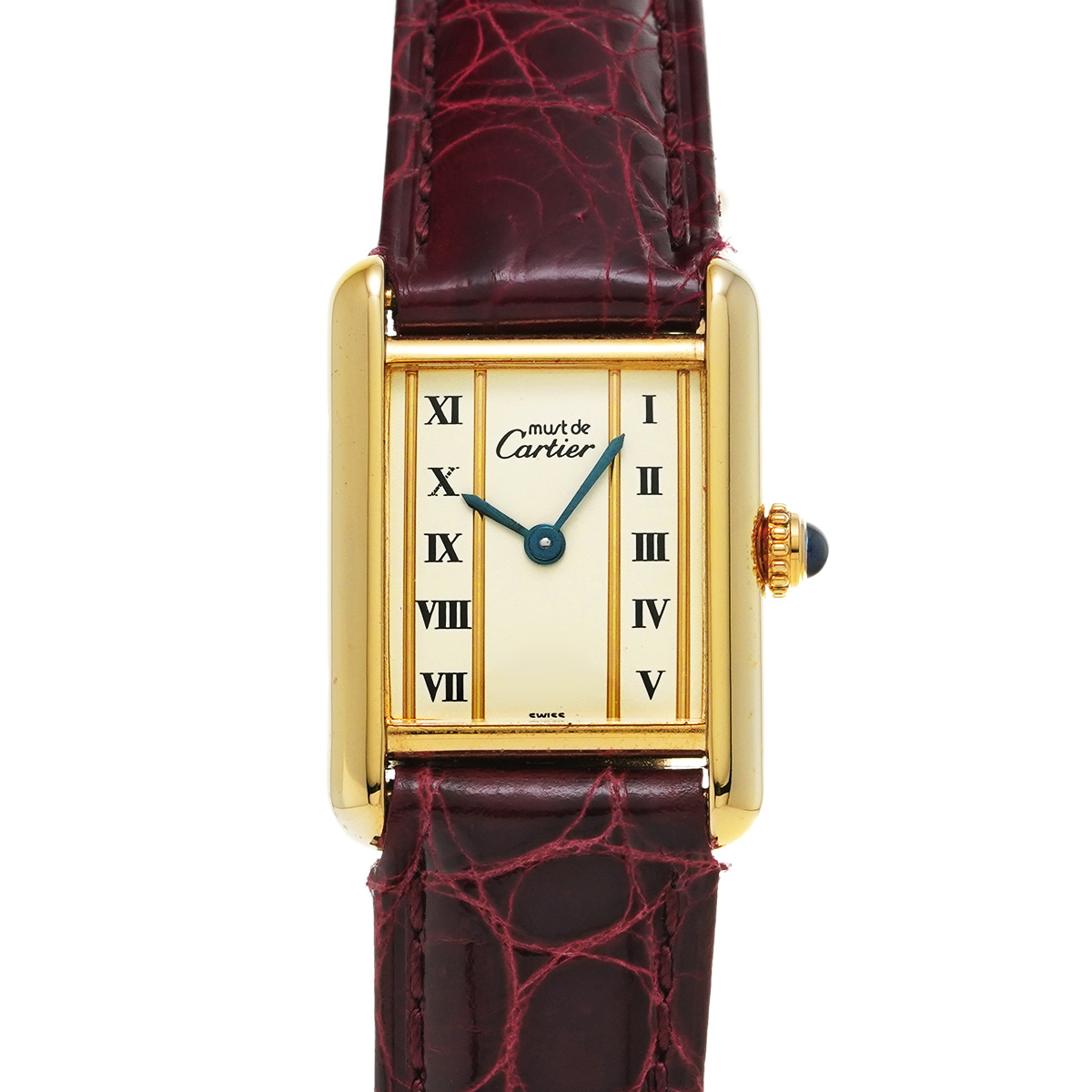カルティエ (CARTIER) マストタンク　ヴェルメイユ　5057001 カルティエ マストタンク ヴェルメイユ SM 5057001 アイボリー