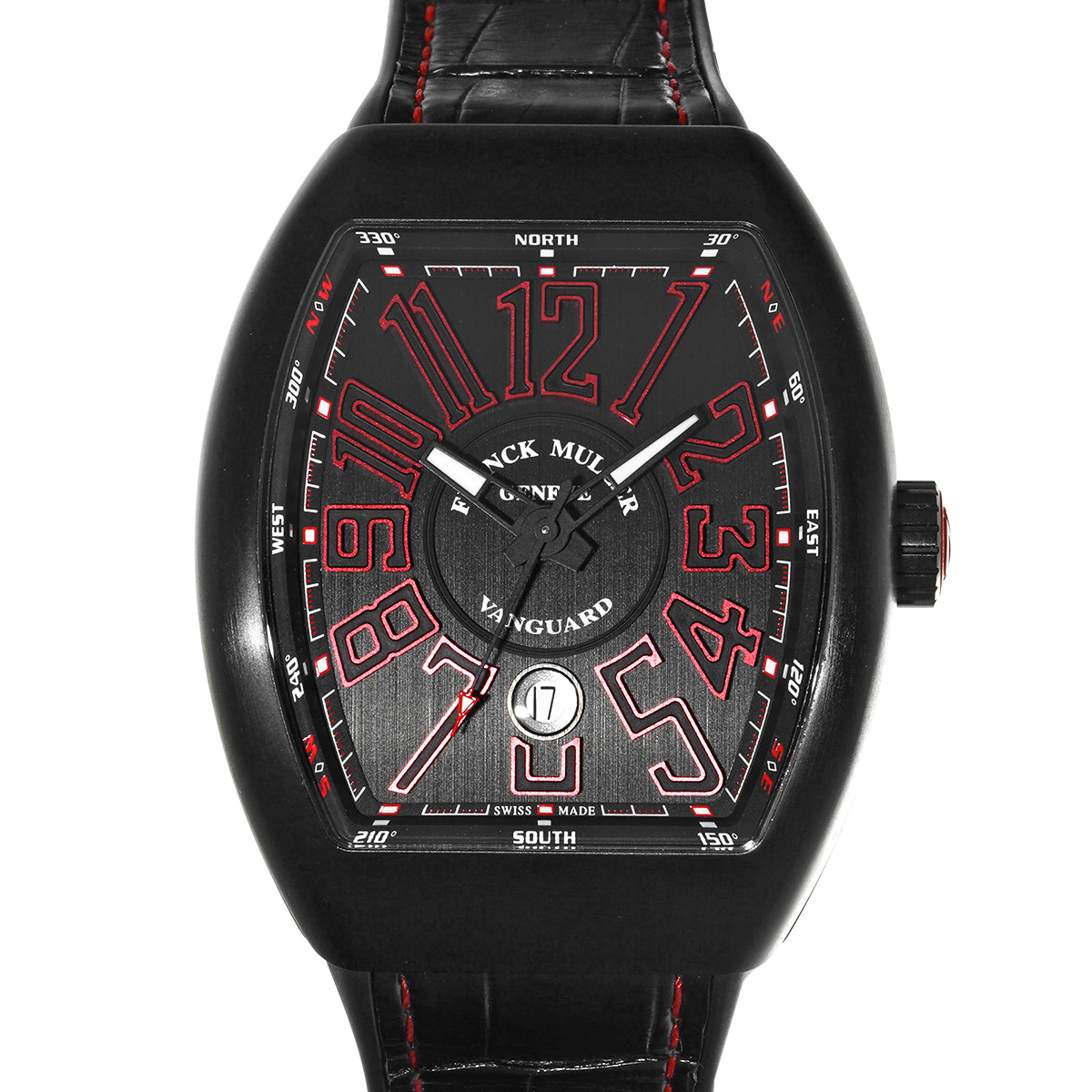 フランクミュラー ヴァンガード V45SCDT ブラック メンズ 時計 【中古