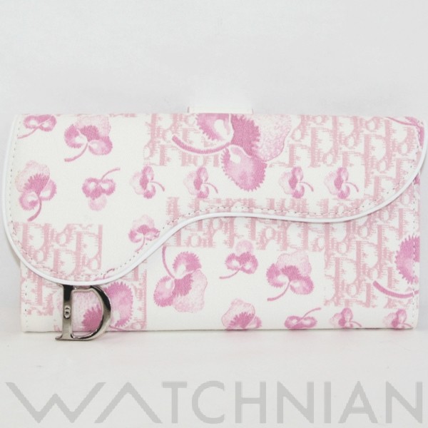 Dior 財布 2つ折り ピンク