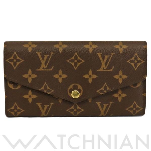 LOUIS VUITTON M62234 ポルトフォイユ サラ モノグラム フューシャ 長