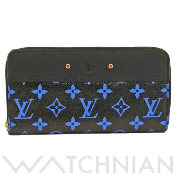 ルイ ヴィトン / LOUIS VUITTON モノグラム・カラー ジッピー・ウォレット　モノグラム・カラー　ブルー　M67235　　 ラウンドファスナー長　ZIP長 2016年SSコレクション ブルー/ゴールド金具 M67235 モノグラム・マルチカラー・キャンバス/レザー レディース