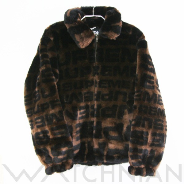 Supreme Faux Fur Repeater Bomber Brown ファージャケット 2018SS ...