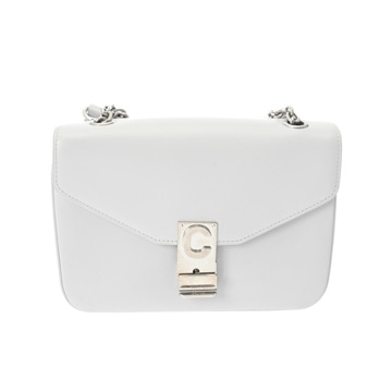 セリーヌ Cミディアム チェーンショルダー グレー 187253BFB レザー レディース バッグ 【bag】