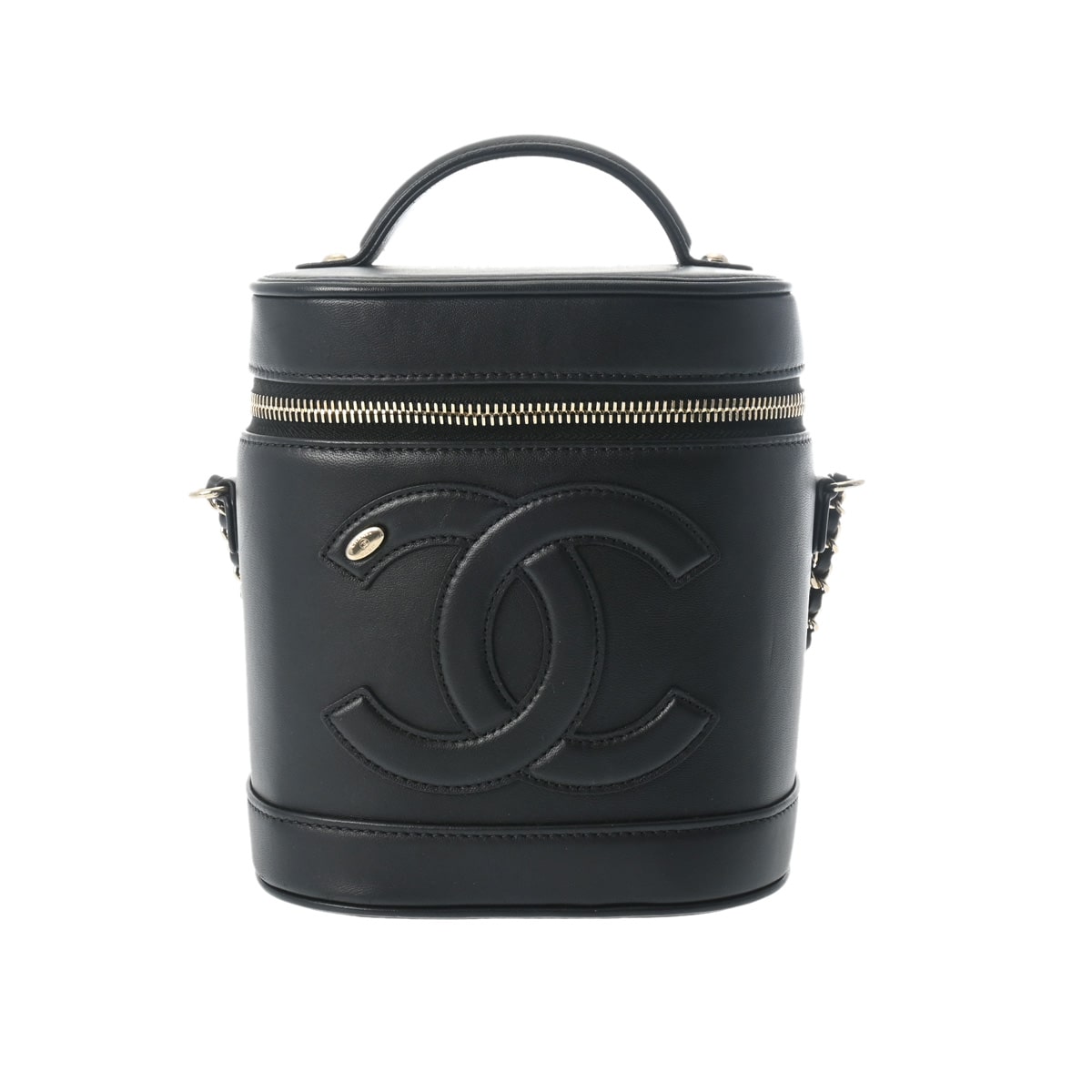 シャネル バニティ 2WAYチェーンショルダー ブラック AS0323 ラムスキン レディース バッグ 【bag】