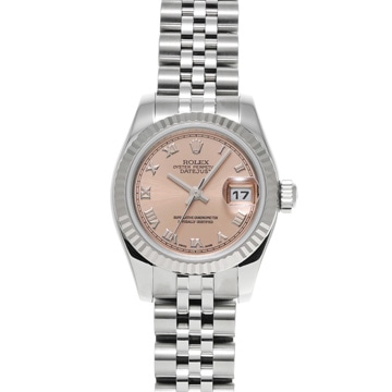 ロレックス デイトジャスト 179174 ピンク レディース 時計 【wristwatch】