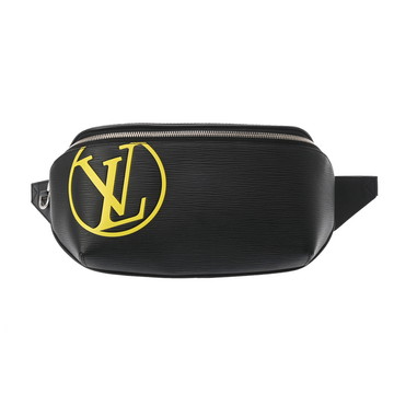 ルイヴィトン エピ バムバッグ LVサークル 黒 M55131 エピレザー メンズ バッグ 【bag】