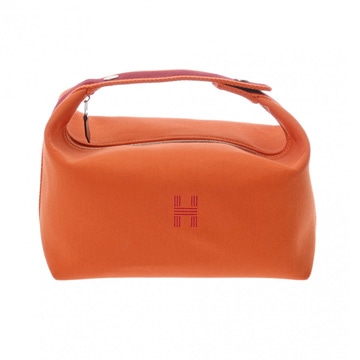 エルメス ブリッド ア ブラック GM Hナッテ ポーチ フー キャンバス レディース バッグ 【bag】